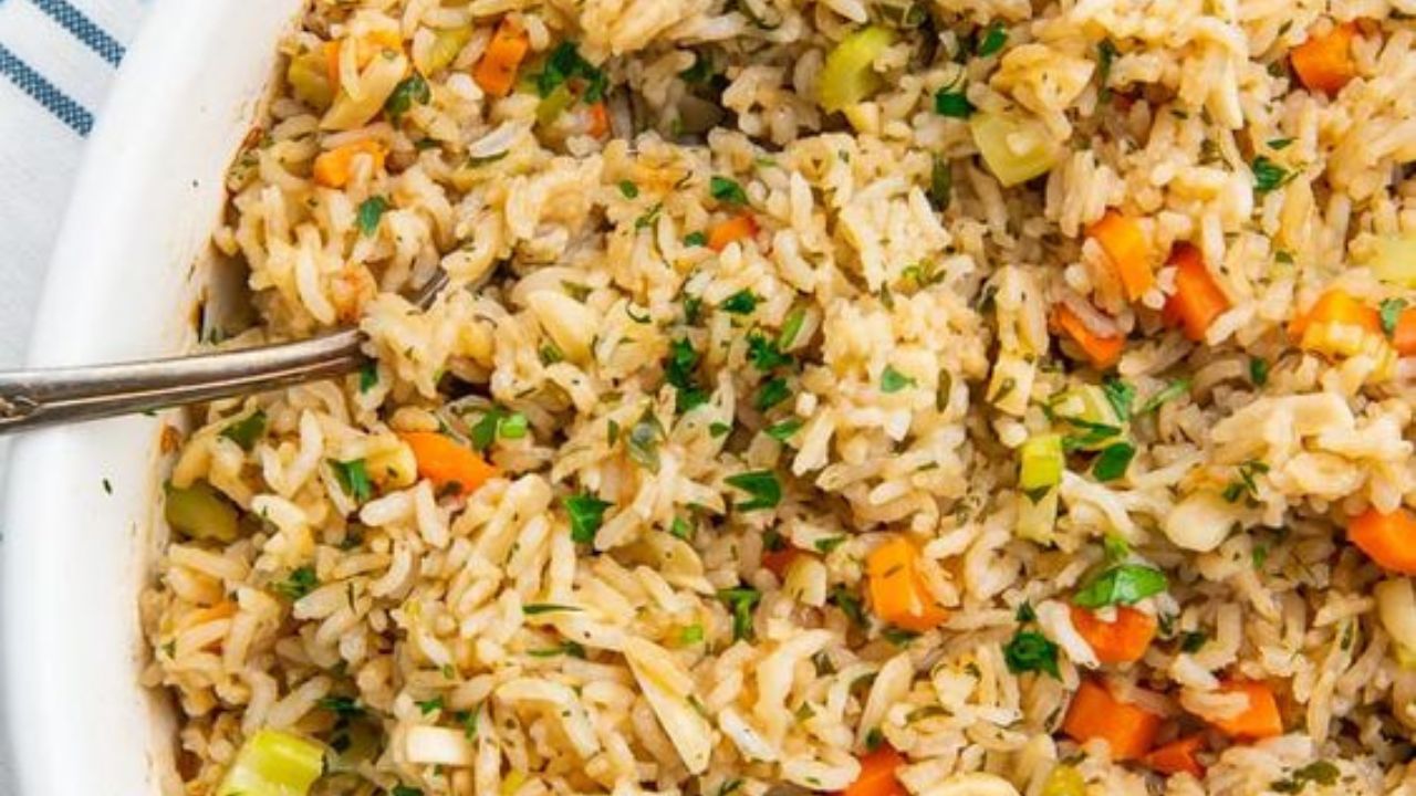 A Simple, Healthy Brown Rice Pilaf Recipe My Family Pride