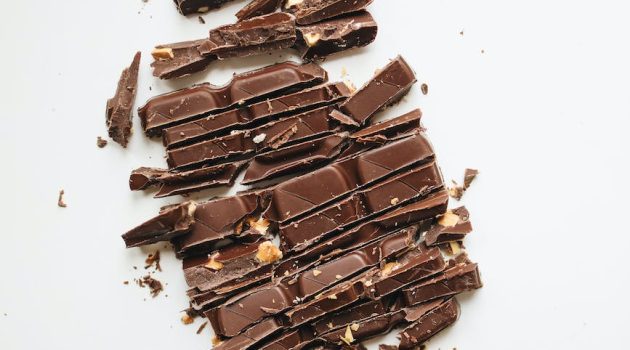 close up photo of sliced chocolates