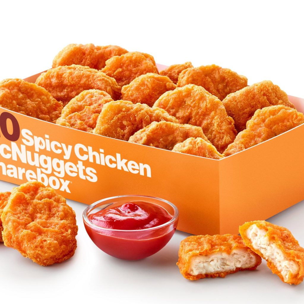 McDonald's Spicy Nuggets are back. My Family Pride